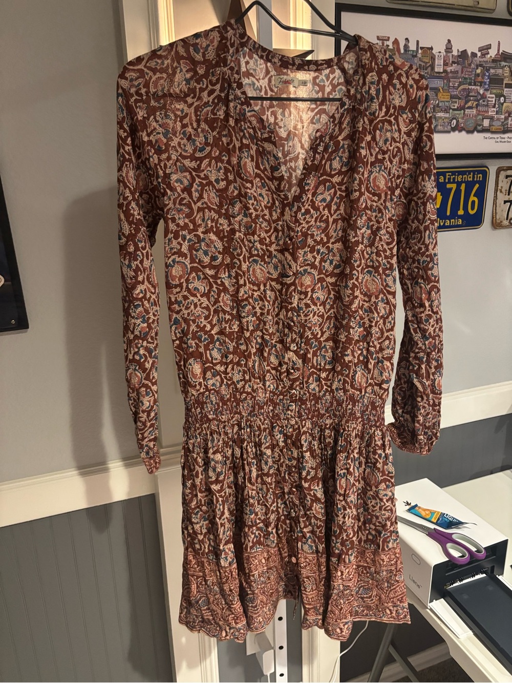 Faherty Montana Dress Size Small